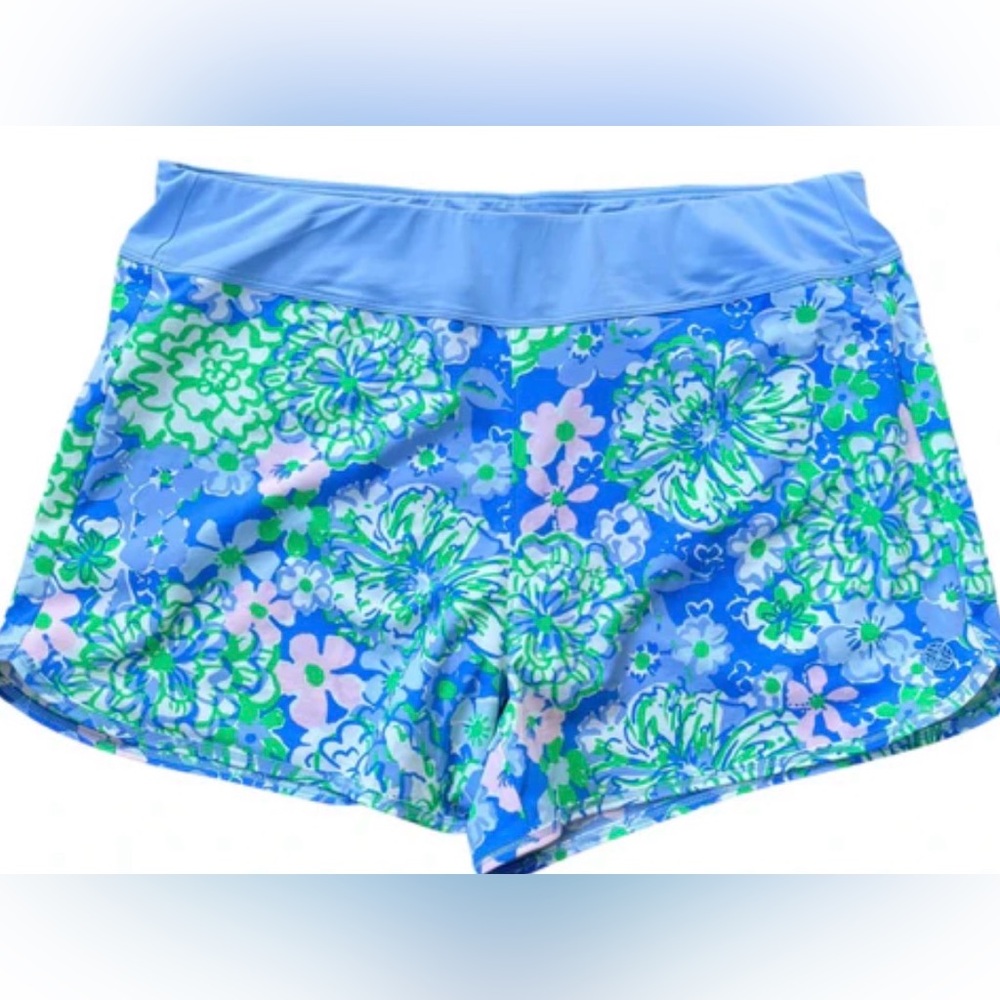 Lilly Pulitzer Luxletic Athletic Shorts Sz XL - Picture 6 of 6